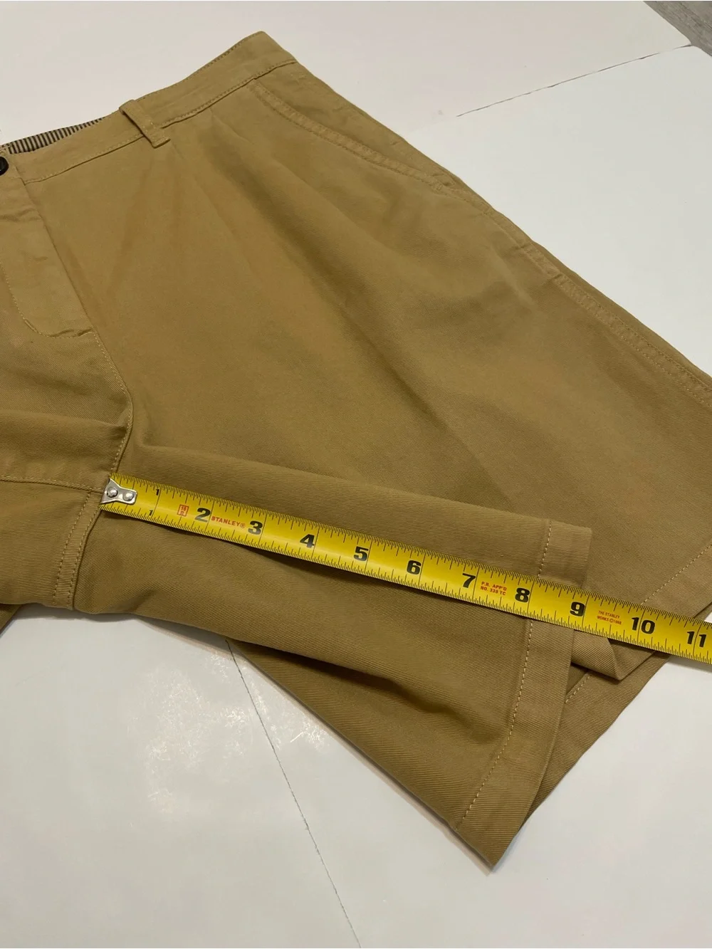 J. Crew Women's High-Rise Pleated Khaki Shorts Size 6